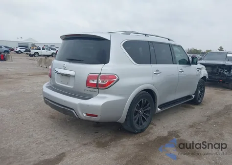 2019 Nissan Armada Platinum from USA, damaged, VIN JN8AY2NFXK9352107